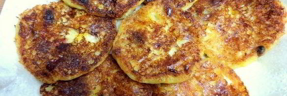 тыквенные оладьи на твороге