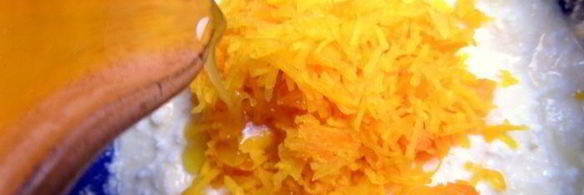 тыквенные оладьи на твороге