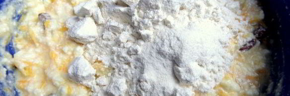 тыквенные оладьи на твороге