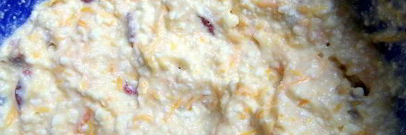 тыквенные оладьи на твороге