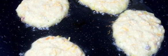 тыквенные оладьи на твороге