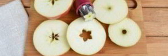 яблочные оладьи звездочки