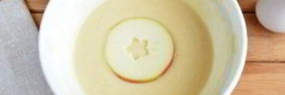 яблочные оладьи звездочки