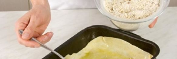 пахлава с миндалем