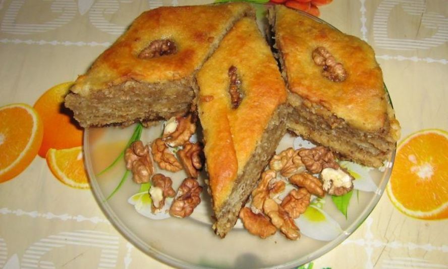 Рецепт пахлавы слоеной