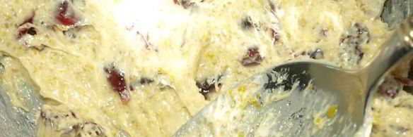 апельсиновое печенье с вяленой клюквой