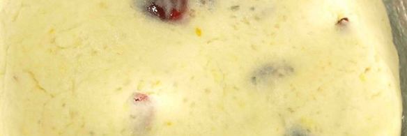 апельсиновое печенье с вяленой клюквой