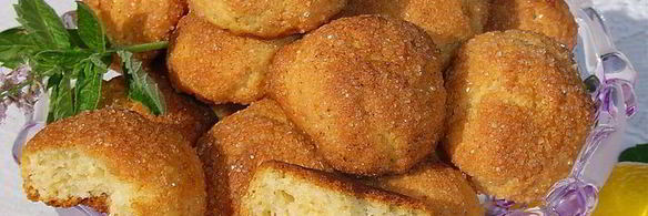 быстрое печенье в корично-сахарной панировке