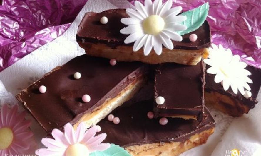 Рецепт домашнего печенья твикс