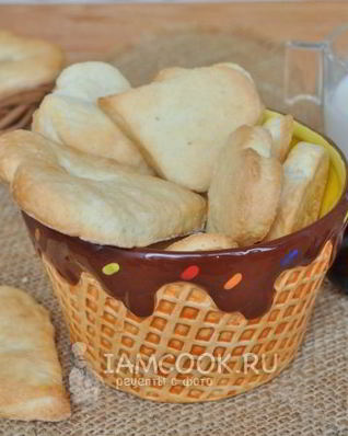 Домашнее сливочное печенье