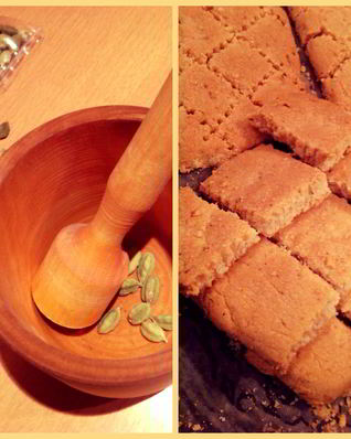 Индийское песочное печенье Элайче Гаджа