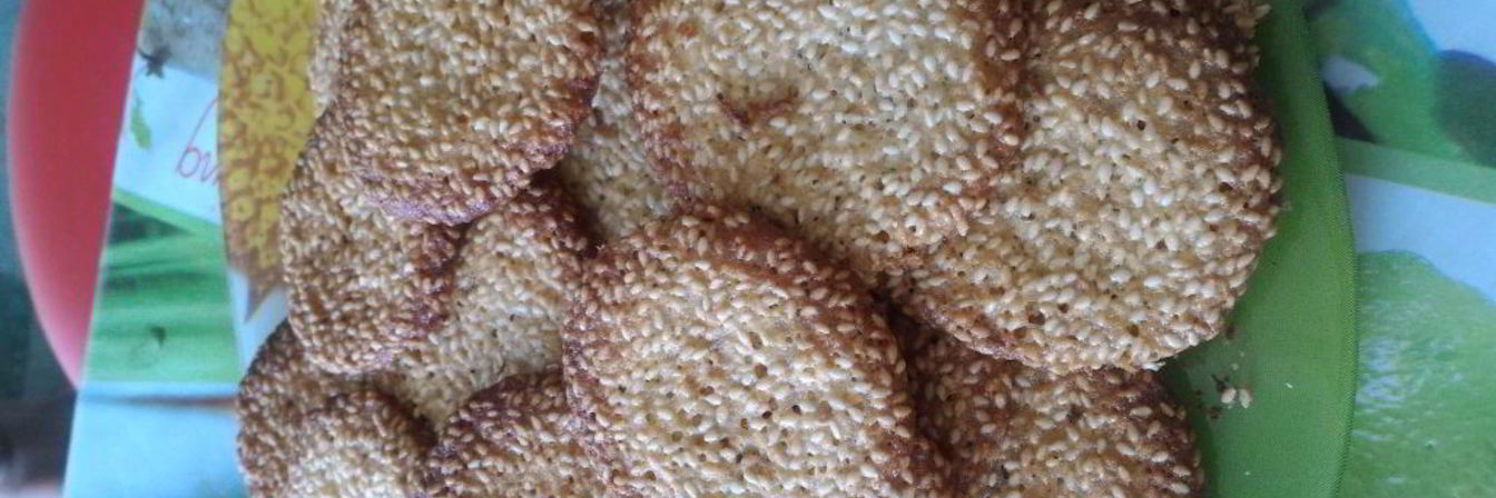 Кунжутное печенье