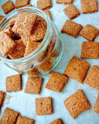 Мини-крекеры с корицей