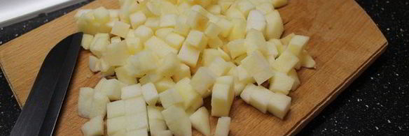 мягкое яблочное печенье