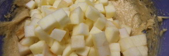 мягкое яблочное печенье