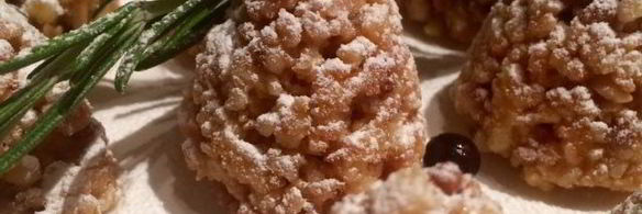 новогоднее печенье шишки