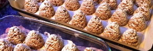 новогоднее печенье шишки