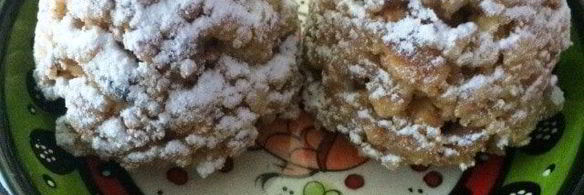 новогоднее печенье шишки