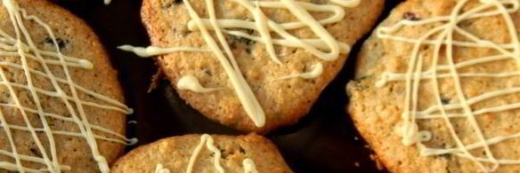 овсяное печенье с изюмом и белым шоколадом