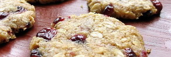 овсяное печенье с клюквой