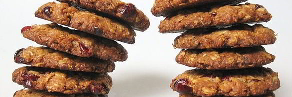 овсяное печенье с клюквой