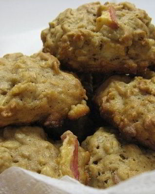 Овсяное печенье с яблоками