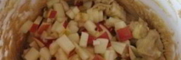 овсяное печенье с яблоками