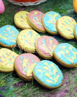 Пасхальное печенье Яичко