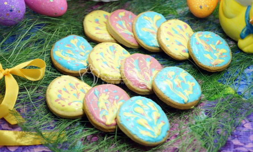 Рецепт пасхального печенья яичко