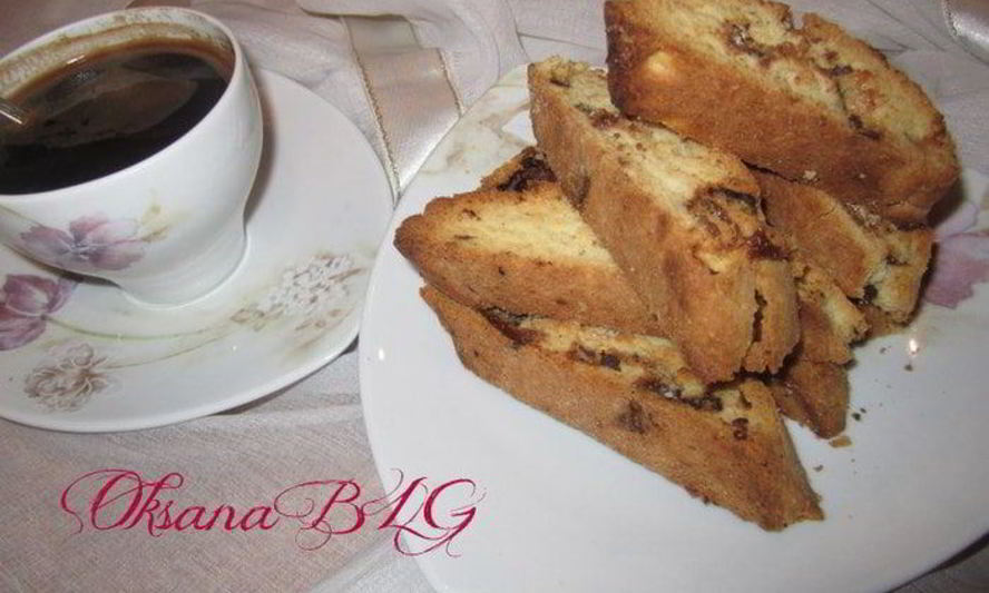 Рецепт печенья бискотти карамелька