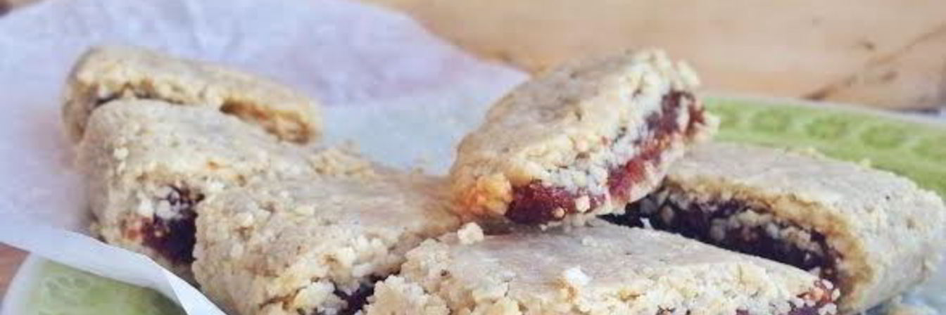 Печенье из кешью и инжира