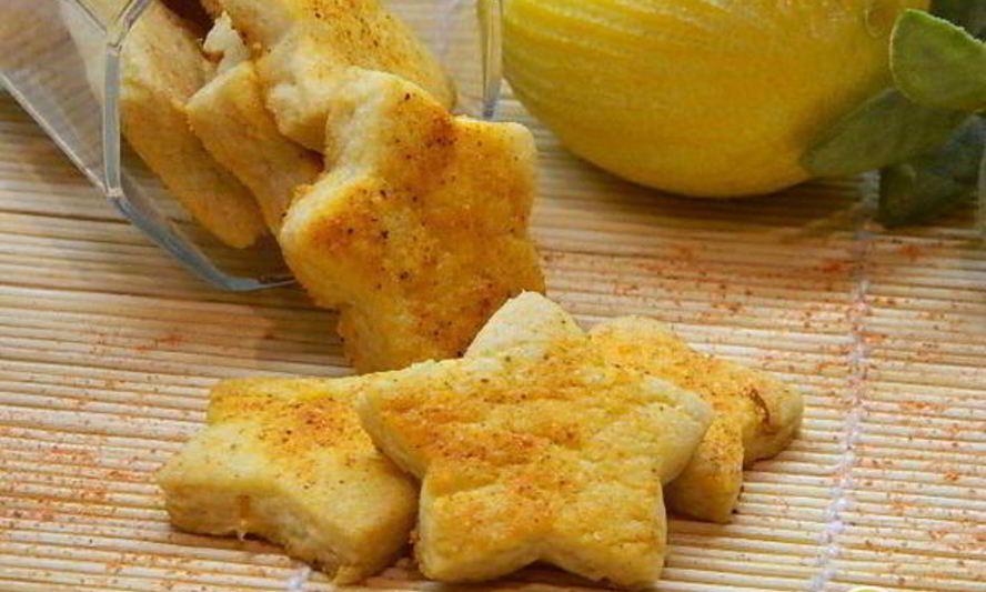 Рецепт печенья лимонные звездочки с паприкой