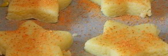 печенье лимонные звездочки с паприкой