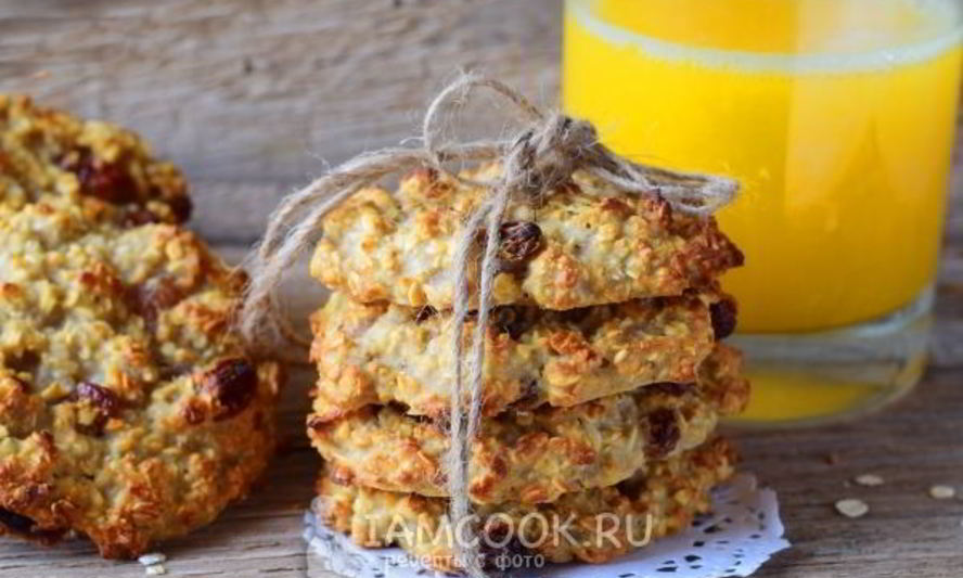 Рецепт печенья овсяного на кефире