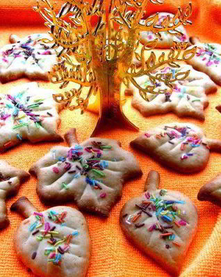 Печенье песочное листопад