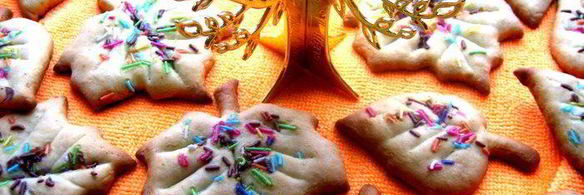 печенье песочное листопад