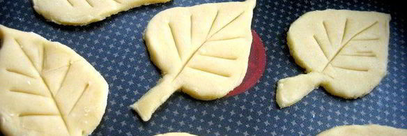 печенье песочное листопад