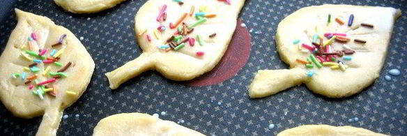 печенье песочное листопад