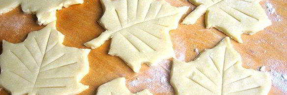 печенье песочное листопад