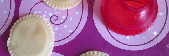 печенье песочное с лимонным джемом