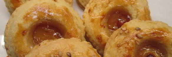 печенье песочное с лимонным джемом