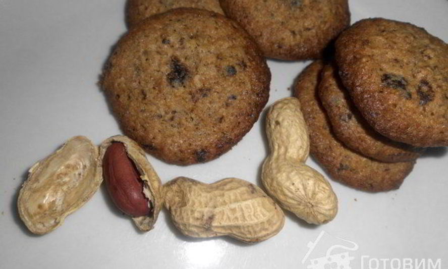 Рецепт печенья с арахисом
