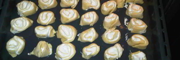 печенье с безе розочка