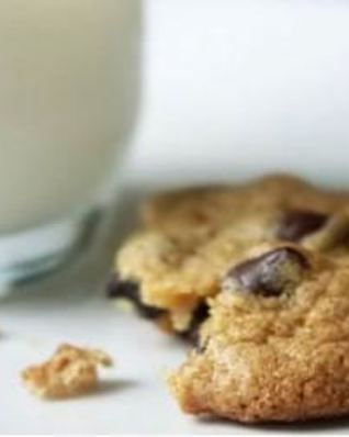 Печенье с горьким шоколадом