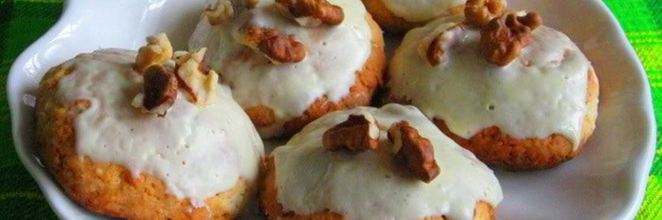 Печенье с грецкими орехами и белым шоколадом