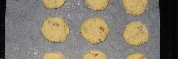 печенье с грецкими орехами и белым шоколадом