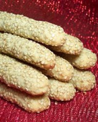 Печенье с кунжутными семечками