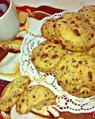 Печенье с кусочками шоколада