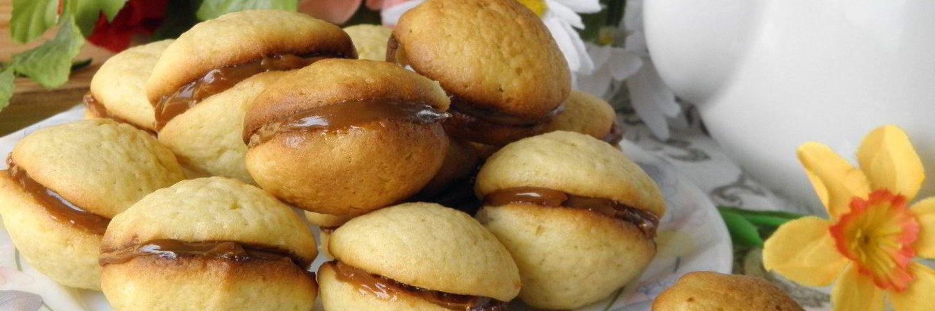 Печенье с вареной сгущенкой