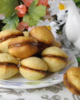 Печенье с вареной сгущенкой